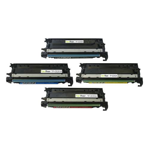 HP CE250X/51A/52A/53A Black & Color Toner Set for LaserJet 3530 3525