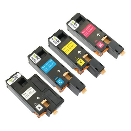 Dell Black & Color Toner Combo Set for 1250c 1350cnw 1355cn c1760nw