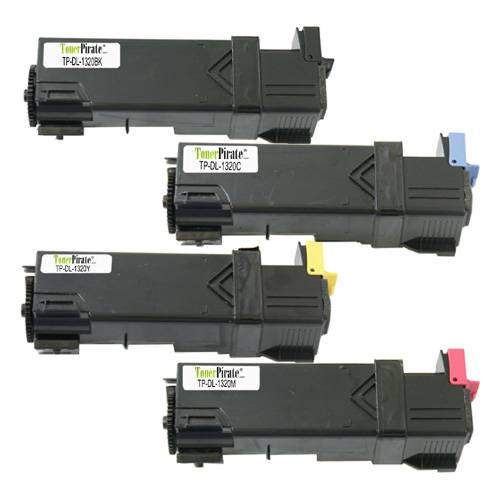 Dell Black & Color Toner Combo Set for 1320C Color Laser Printer