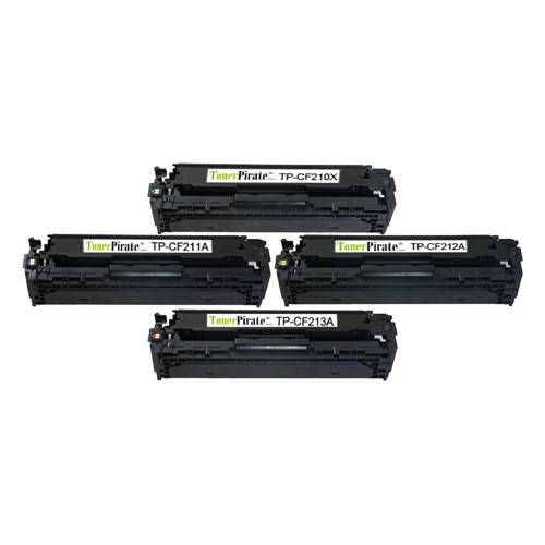 HP 131X Black & 131A Color Toner Set for Color LaserJet Pro M276 M251