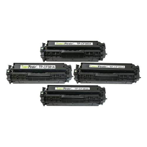 HP 312A Black & 312A Color Toner Set for LaserJet Pro M476 nw/dn/dw