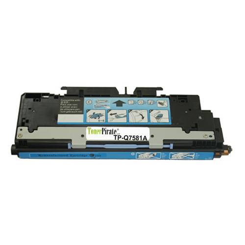 HP Q7581A Cyan Laser Toner Cartridge for Color LaserJet 3800 CP3505