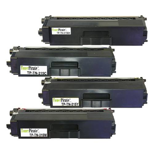 Brother TN-315 Black & Color Compatible High Yield Toner Cartridge Set