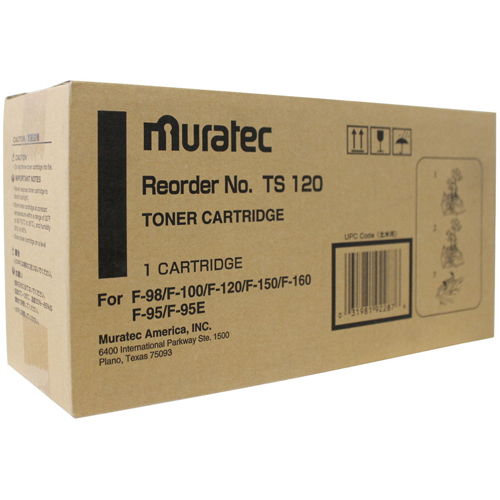 Muratec TS120 Black Original Toner Cartridge for F-95 F-98 F-100