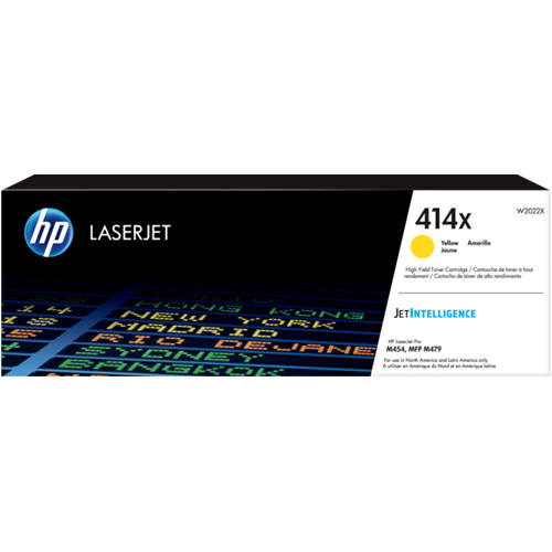 HP W2022X 414X Yellow Original Toner Cartridge for M454dn M454dw