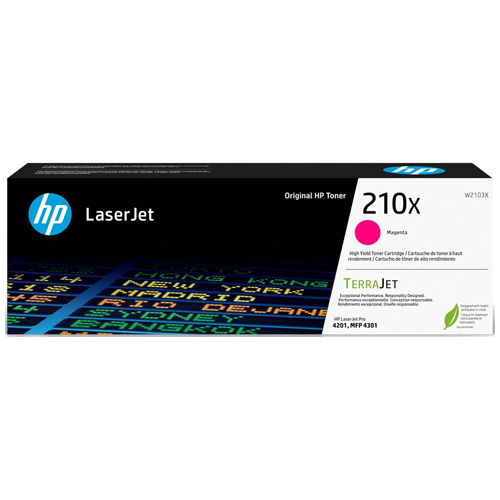 HP W2103X 210X Magenta Original Toner Cartridge for LaserJet 4201 4301