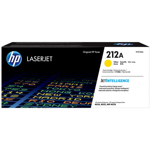 HP W2122A 212A Yellow Original Toner Cartridge - M578 M554 M555