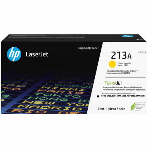 HP W2132Y 213Y Yellow Original Extra High Yield Toner Cartridge