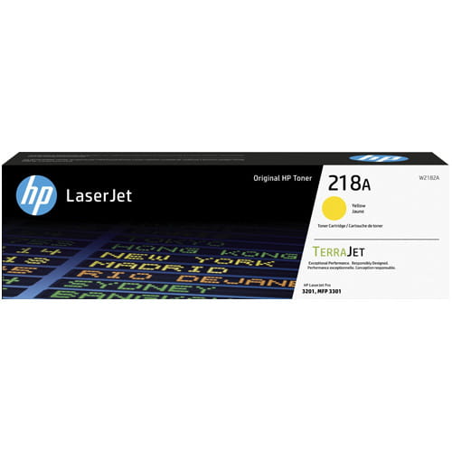 HP W2182A 218A Yellow Original Toner Cartridge for 3201dw 3301fdw