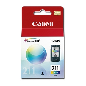 Canon CL-211 Original Color Ink Cartridge for PIXMA MP240 MP490