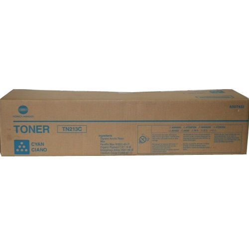Konica Minolta TN-213C (A0D7432) Cyan Original Toner Cartridge