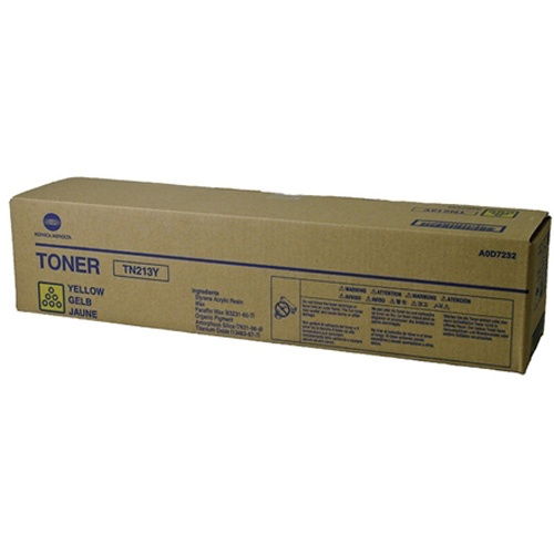 Konica Minolta TN-213Y (A0D7232) Yellow Original Toner Cartridge