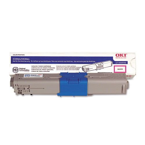 Okidata 44469702 Original Magenta Type C17 Toner for C330dn C530dn MC361