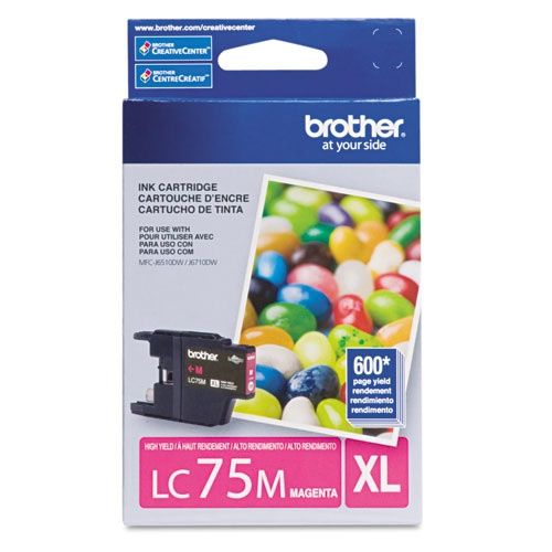 Brother LC75M Original Magenta Ink Cartridge for MFC-J280W J425W J6510DW J6910DW