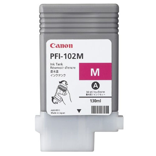 Canon PFI-102M Original Magenta Ink Cartridge imagePROGRAF iPF500 iPF600 iPF700