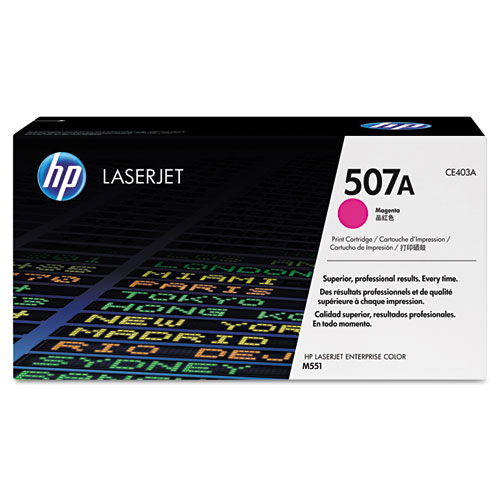 HP CE403A 507A Original Magenta Toner Cartridge for LaserJet M551