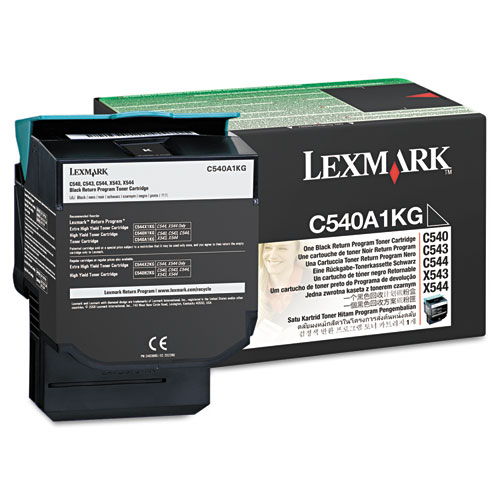 Lexmark C540A1KG Original Black Toner Cartridge C540 C543 C546 X543 X546 Color
