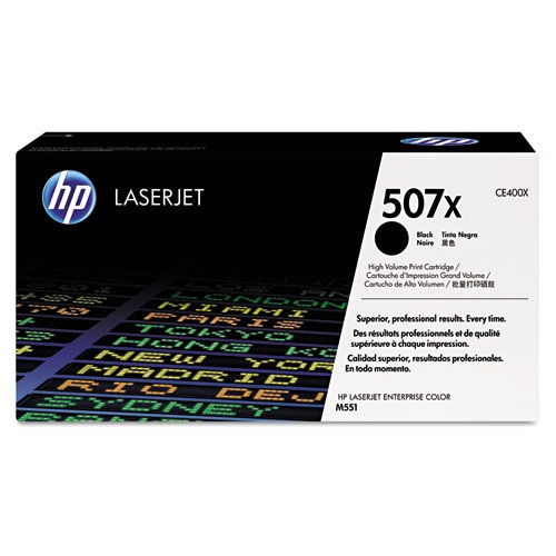 HP CE400X 507X Original High Yield Black Toner for LaserJet M551