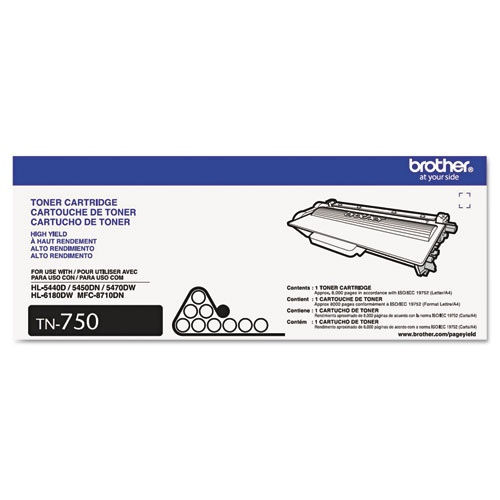 Brother TN-750 Original High Yield Toner Cartridge for DCP-8150