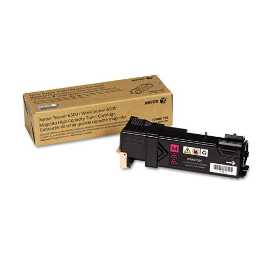 Xerox 106R01595 Original High Yield Magenta Toner Cartridge for Phaser 6500 WC 6505