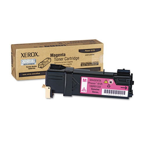 Xerox 106R01332 Original Magenta Toner Cartridge for Phaser 6125 Printer