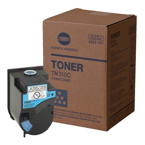 Konica Minolta 4053-701 TN310C Cyan Original Toner Bizhub C350