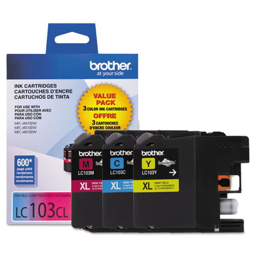 Brother LC1033PKS Original C/Y/M Color Ink Cartridge for MFC-J285DW J4310DW J4410DW