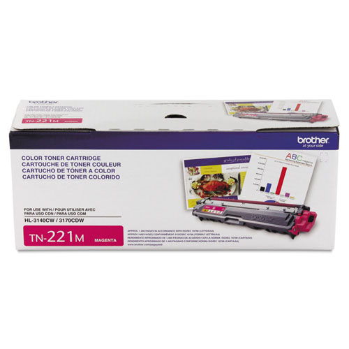 Brother TN-221 Magenta Original Toner Cartridge HL-3140CW 3170CDW