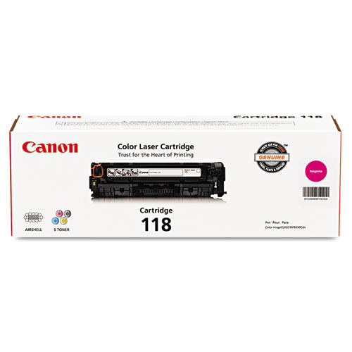 Canon 118 Original Magenta Toner Cartridge for ImageClass MF726Cdw