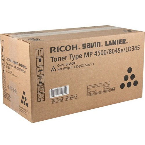 Ricoh 841346 Original Black Toner Cartridge for Aficio MP3500 MP4000 MP5000