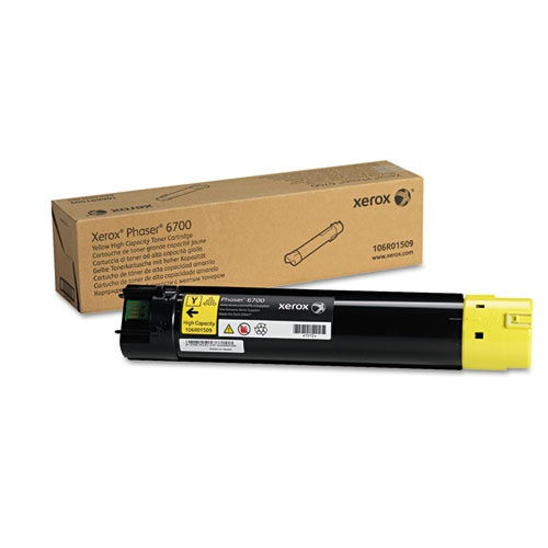 Xerox 106R01509 Original High Yield Yellow Toner Cartridge for Phaser 6700