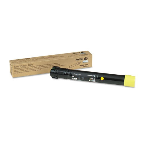 Xerox 106R01568 Original High Yield Yellow Toner Cartridge for Phaser 7800