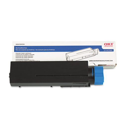 Okidata 44574901 Original High Yield Toner Cartridge for B431 MB461 Printers 