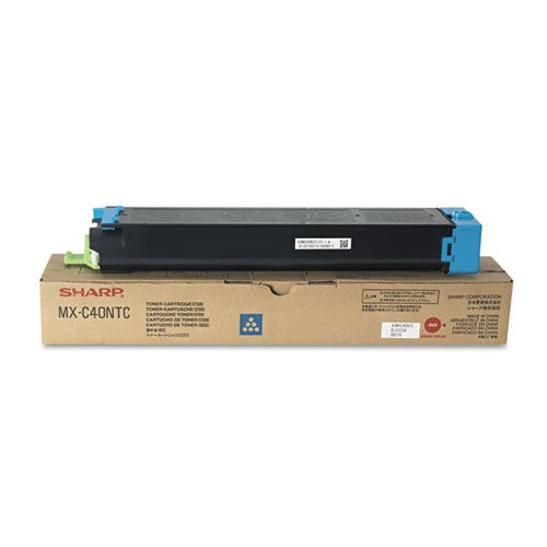 Sharp MX-C40NTC Original Cyan Toner Cartridge for MX-C311 MX-C400P MX-C402SC