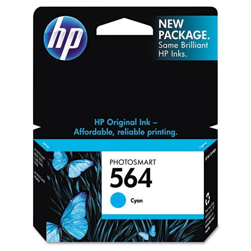HP CB318WN (#564) Original Cyan Ink Cartridge