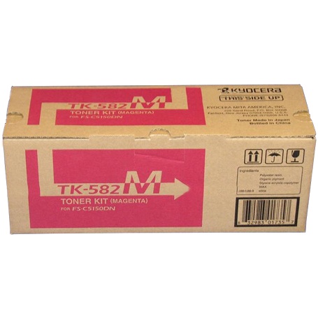 Kyocera Mita TK-582M Original Magenta Toner Cartridge for FS-C5150DN Ecosys P6021cdn