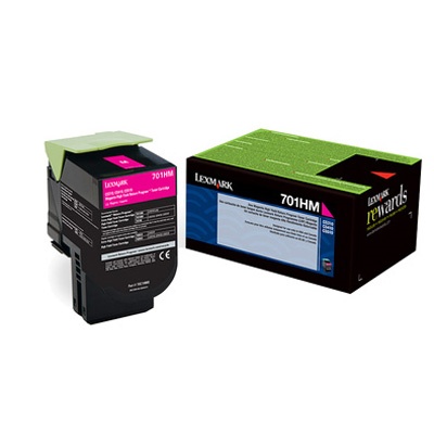 Lexmark 70C1HM0 / 701HM Original High Yield Magenta Toner Cartridge for CS310 CS510