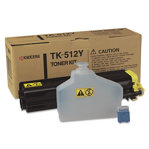 Kyocera Mita TK-512Y Original Yellow Toner Cartridge for FS-C5020N FS-C5030N