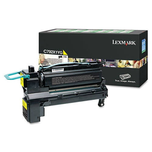 Lexmark C792X1YG Original Extra High Yield Yellow Toner Cartridge for C792E
