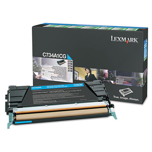 Lexmark X746A1CG Original Cyan Toner Cartridge for X746DE X748DE X748DTE