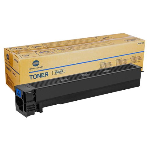 Konica Minolta A0TM132 TN-618 Original Black Toner Cartridge