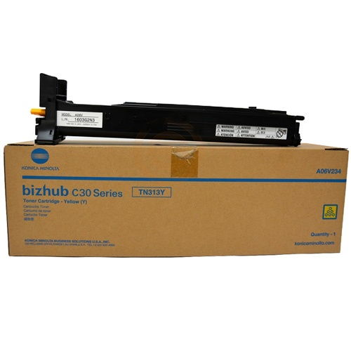 Konica Minolta A06V234 TN313Y Original Yellow Toner Cartridge
