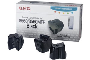 Xerox 108R00727 Black Original Solid Ink (6PK) for Phaser 8560N