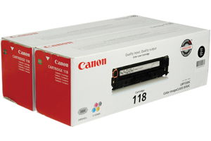 Canon 118 2662B004 2-Pack Black Original Toner Cartridge for MB5020