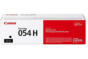 Canon 054H Black High Yield Original Toner Cartridge for MF641Cw