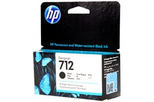HP 3ED70A (#712) Original Black Ink Cartridge for T210 T230