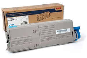 Okidata 46490503 Cyan Original Toner Cartridge for C532DN MC573DN
