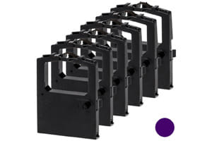 Okidata 52102001P Compatible Purple Ribbon Cartridge - 6/PACK