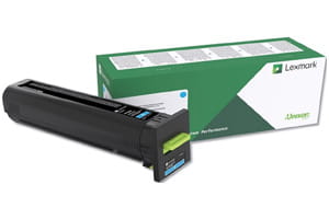 Lexmark 72K1XC0 22K Yield Cyan Original Toner Cartridge for CS820