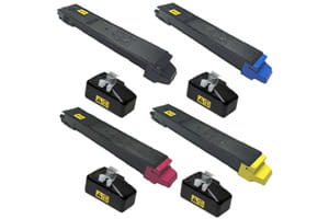 Kyocera TK-8117 Black & Color 4 Pack Compatible Toner Cartridge Set